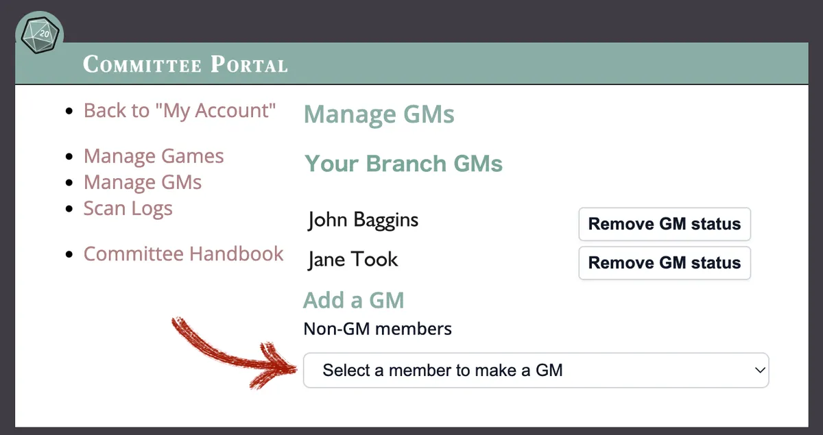 Make a new GM